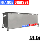 Bac à graisse CAVE / EXTERIEUR en inox - 1000 couverts jour - 1330L