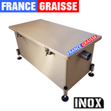 Bac à graisse restaurant 160 Couverts jour - 80L - Inox sous plonge ou sous évier (Gamme PREMIUM)